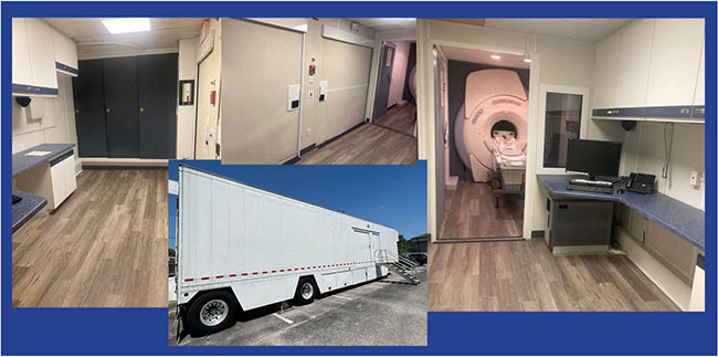 GE 1.5T HDxT 30X in an Ellis & Watts Mobile Trailer